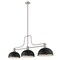 Z-Lite Melange 3 Light Chandelier, Brushed Nickel & Matte Black 725-3BN-D12MB+BN - alternate 1